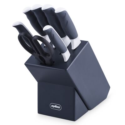 ZYLISS COMFORT 6 KNIVES + SCISSORS + BLOCK