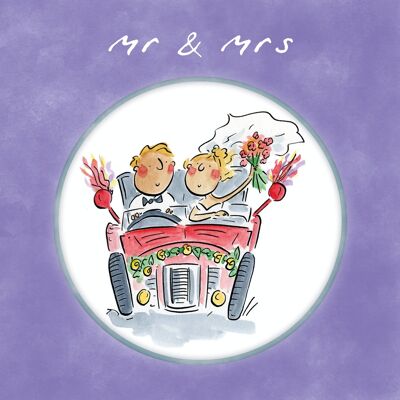 Hochzeitskarte - Mr & Mrs