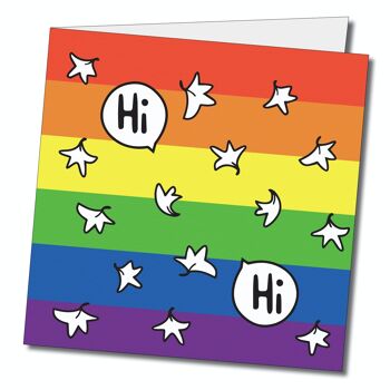 Salut Salut Heartstopper Carte de voeux. Carte LGBTQ+ 2