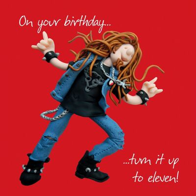 Carte d'anniversaire - Turn it up to 11