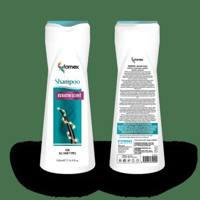 HERBAL SHAMPOO WITH KERATIN SCENT