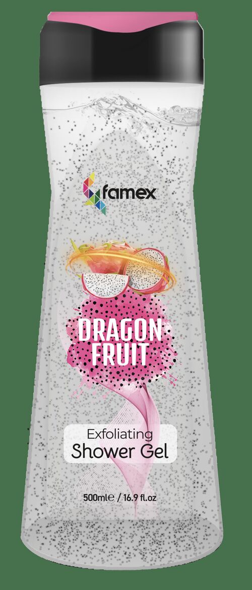 DRAGON FRUIT EXFOLIATING SHOWER GEL