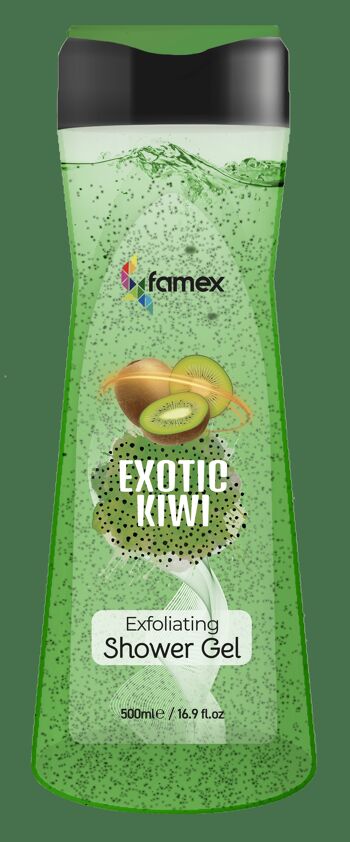 GEL DOUCHE EXFOLIANT AU KIWI EXOTIQUE