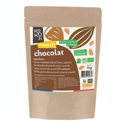 Muesli con Copos de Chocolate Negro 5kg