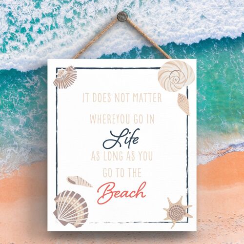 P3515 - Catch Me By Sea Seaside Beach Themed Nautical Hanging Plaque