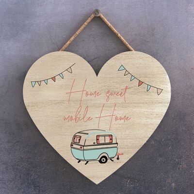 P3628 - Home Sweet Home Camper Caravan Camping Themed Hanging Plaque