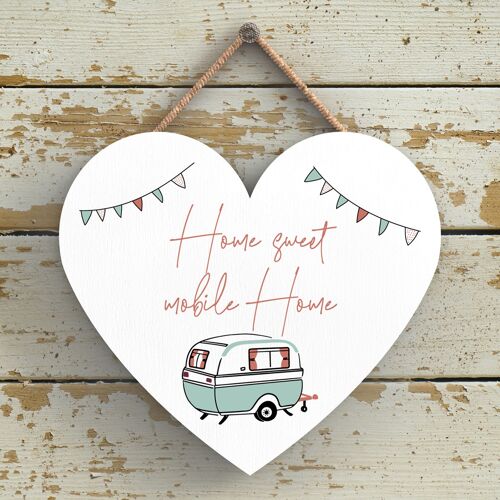 P3661 - Home Sweet Home Camper Caravan Camping Themed Hanging Plaque