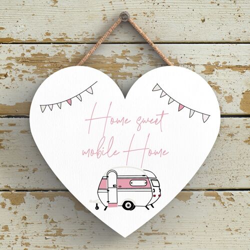 P3662 - Home Sweet Home Camper Caravan Camping Themed Hanging Plaque