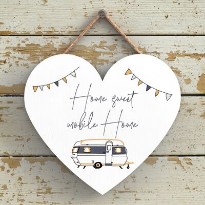 P3663 - Home Sweet Home Camper Caravan Camping Themed Hanging Plaque