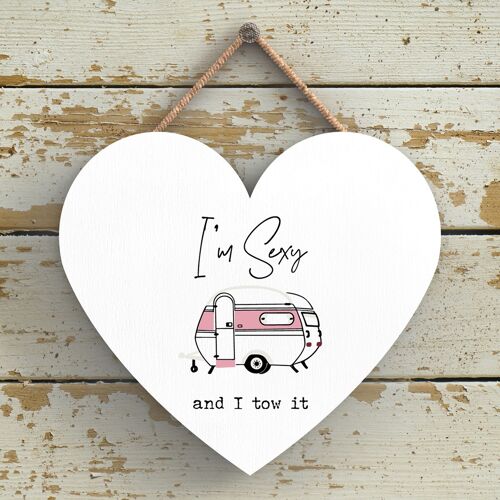 P3665 - I'M Sexy Camper Caravan Camping Themed Hanging Plaque