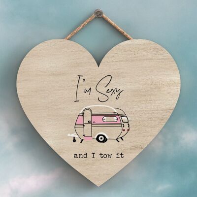 P3698 - I'M Sexy Camper Caravan Camping Themed Hanging Plaque