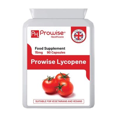 Lycopene 10% Beadlet 15mg | 90 High Strength Lycopene Capsules