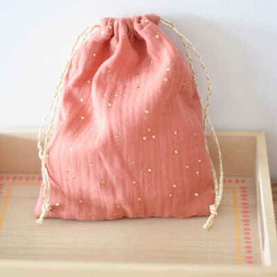 Marsala pink pouch