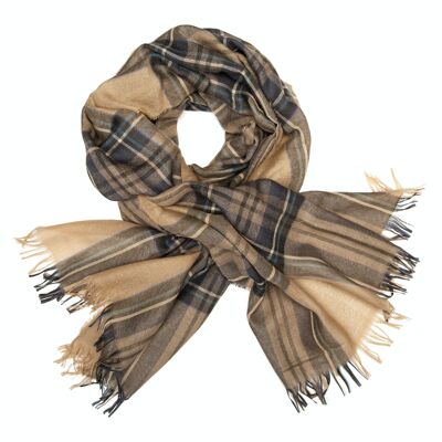 Weekender Camel Stewart Cashmere & Silk Scarf