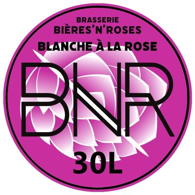 30L barrel - Blanche with Rose 4.5%