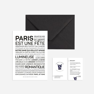 Mini Paris size poster