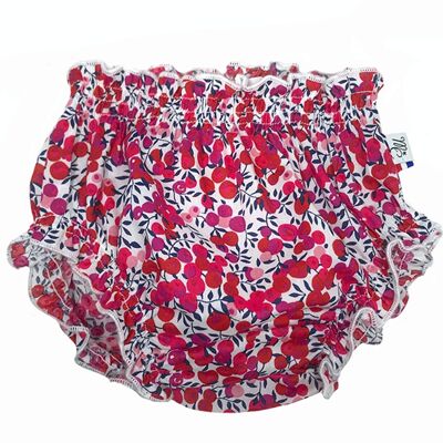 Bloomer en Liberty Wiltshire rouge