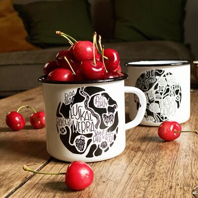 Enamelled Mugs Discovery Pack - City Map