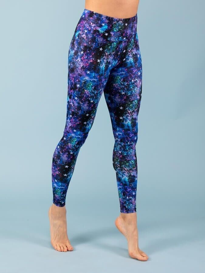 Blue Galaxy Youth Leggings | DEEAREST LTD