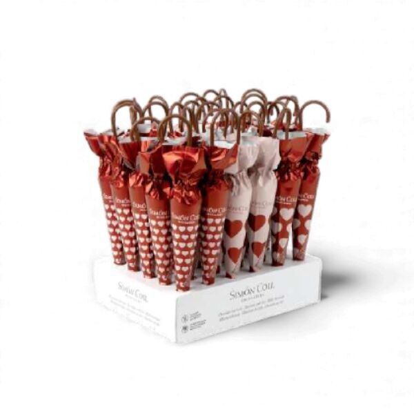 LOVE 35g SCHOKOLADEN-REGENSCHIRM-DISPLAY