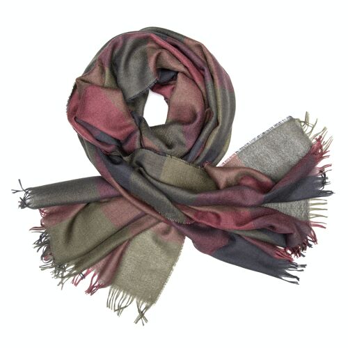 Weekender Dark Moss Buffalo Cashmere & Silk Scarf