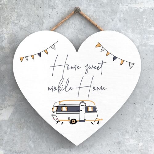 P3729 - Home Sweet Home Camper Caravan Camping Themed Hanging Plaque