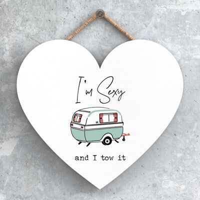 P3730 - I'M Sexy Camper Caravan Camping Themed Hanging Plaque