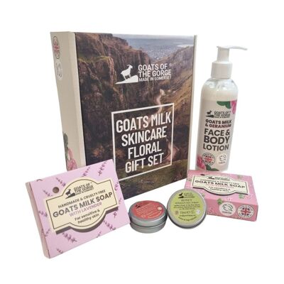 Soin au lait de chèvre - Coffret Fleuri