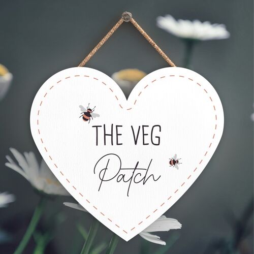 P3949 - Veg Patch Garden Theme Gift Idea Hanging Plaque