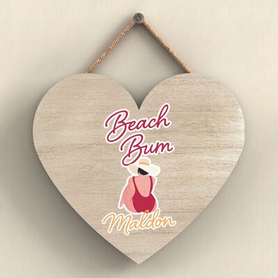 P3975_MALDON - Malldon Beach Bum Sunny Beach Theme Gift Idea Hanging Plaque