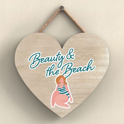 P3976 - Beauty And The Beach Sunny Beach Theme Gift Idea Hanging Plaque