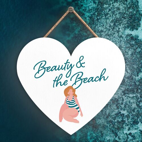 P3981 - Beauty And The Beach Sunny Beach Theme Gift Idea Hanging Plaque