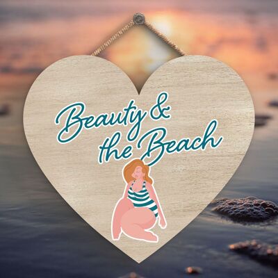 P3986 - Beauty And The Beach Sunny Beach Theme Gift Idea Hanging Plaque