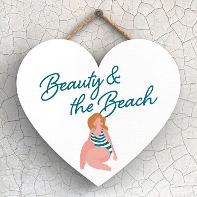 P3991 - Beauty And The Beach Sunny Beach Theme Gift Idea Hanging Plaque