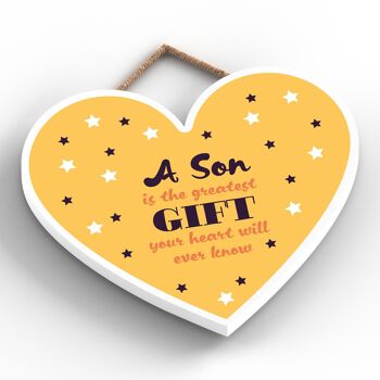 P4021 - Fille Greatest Gift Inspiring Sentimental Gift Plaque à suspendre 2