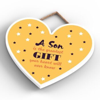 P4021 - Fille Greatest Gift Inspiring Sentimental Gift Plaque à suspendre 4