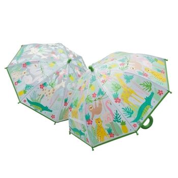 Parapluie changeant de couleur - Jungle