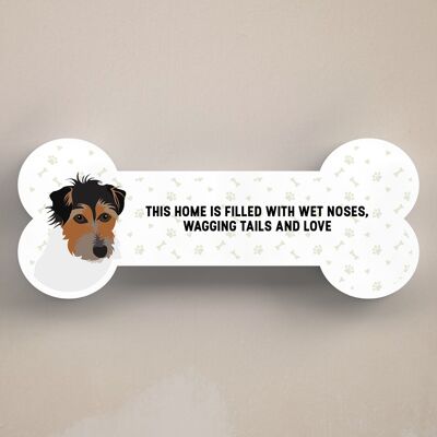 P5456 – Jack Russell Dog Reason To Smile Katie Pearson Artwork Standing Bone Plaque