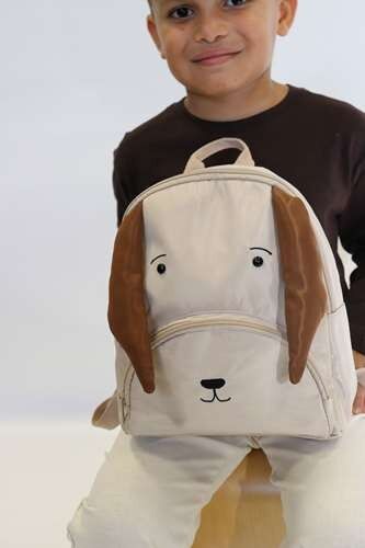 Kindergartenrucksack für Kinder - Puppy, der kleine Welpe mit 3D-Ohren