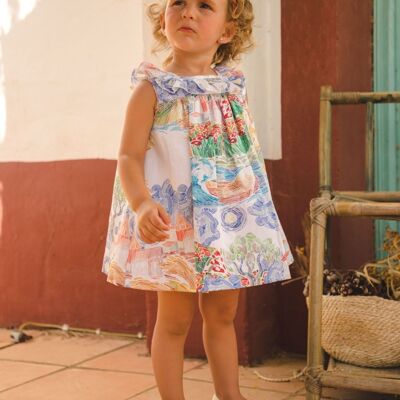 Vestito da bambina con mutandine COC-45034