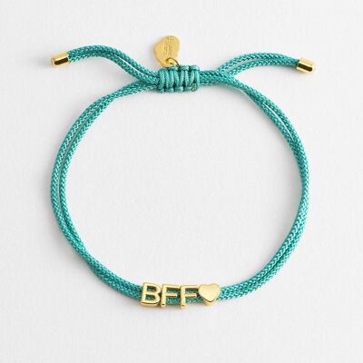 Pulsera de la amistad con cuentas deslizantes BFF