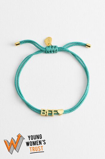 Bracelet d'amitié avec perles coulissantes BFF 1