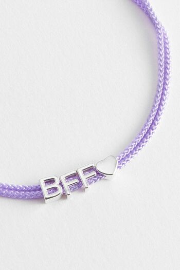 Bracelet d'amitié avec perles coulissantes BFF 6