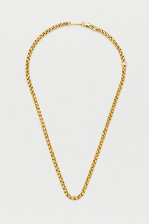 Chunky Rounded Box Chain Necklace