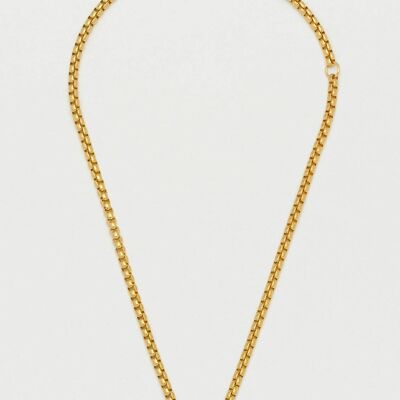 Chunky Rounded Box Chain Necklace