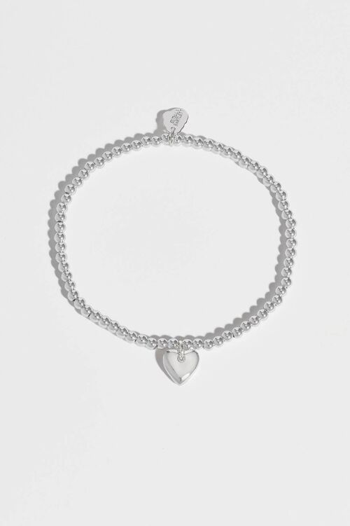 Cushion Heart Charm Sienna Bracelet