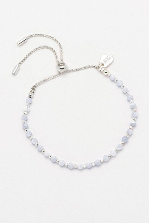 Gemstone Amelia Bracelet Blue Lace