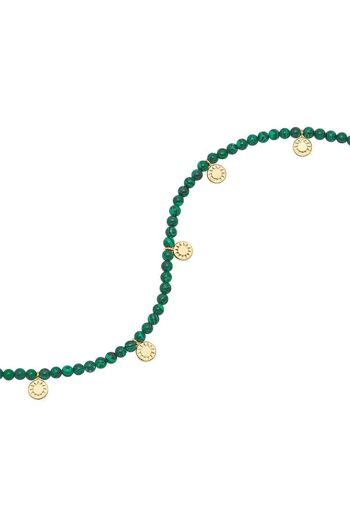 Bracelet de Cheville Charm Pierres Précieuses Or / Malachite 3