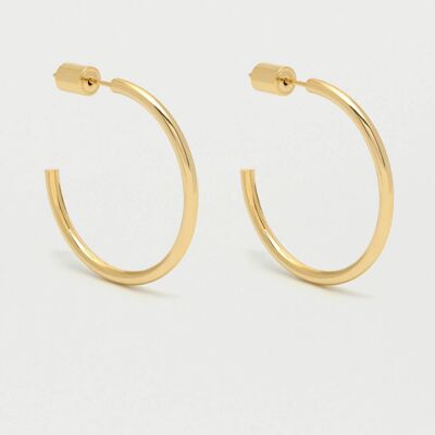 Large Chunky Hoop Earrings