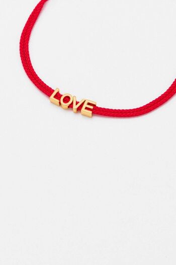 Bracelet d'amitié Love Slider Bead 4